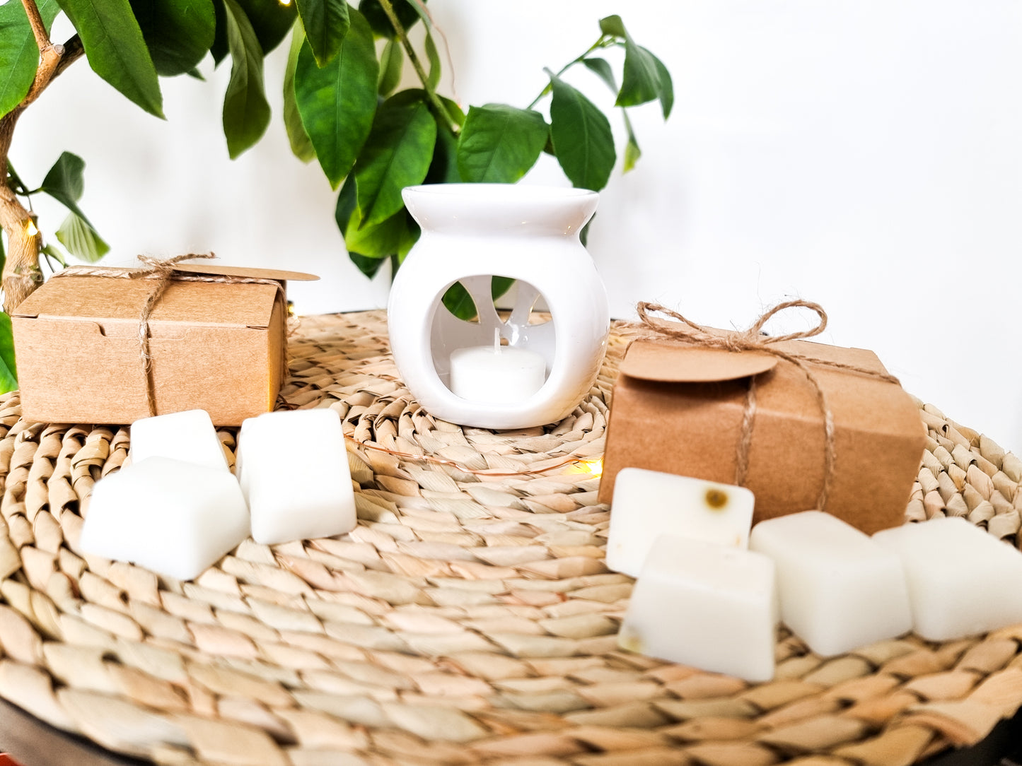 Blooming Delight: Wax Melt Bundle with Burner