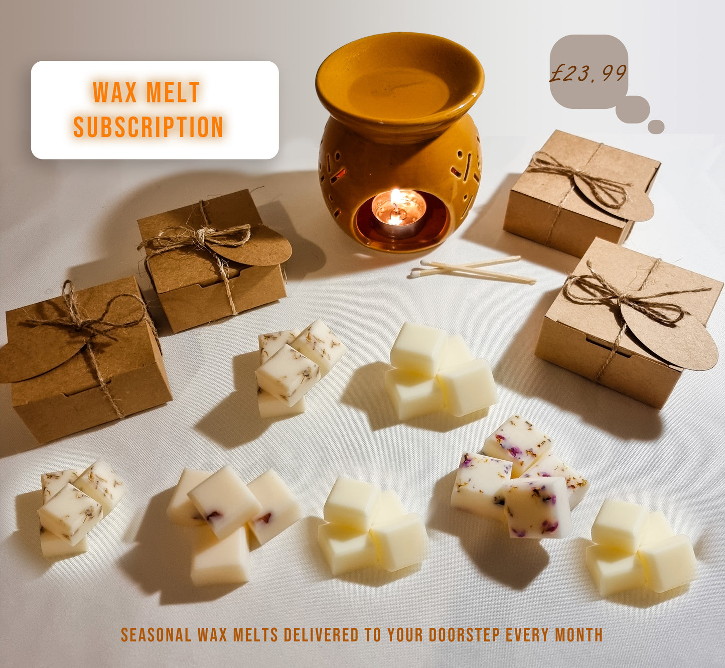 The Luxury Club Wax Melt Subscription Box - The Deluxe